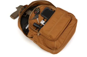 Image of Us Peacekeeper The Contractor Backpack  12.5x18x 6in, Mustard Brown, P52209