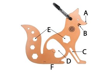Image of UST Fox Tool A Long Multi-Tool, Orange 20-12213