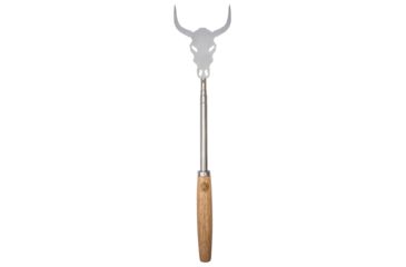 Image of UST Grill a Long Extendable Fork- Cow Skull, Silver, NSN N, 20-12567