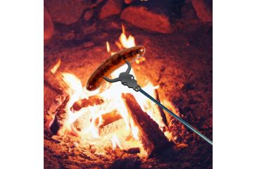 Image of UST Grill a Long Extendable Fork- Cow Skull, Silver, NSN N, 20-12567