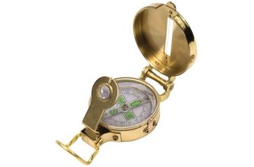 Image of UST Heritage Lensatic Compass, Gold 20-12133