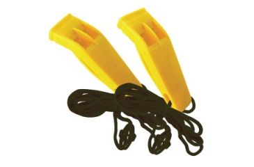 Image of UST Marine Hear-Me Whistle Marine, 2-Pack yellow, Yellow 20-310-019-2-M
