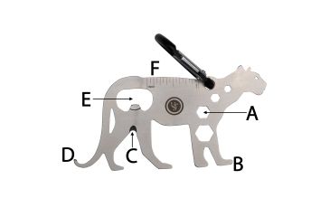 Image of UST Mountain Lion Tool A Long Multi-Tool, Titanium 20-12230