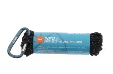 Image of UST Paracord 325 Utility 50 ft, Black Reflective, 1147122