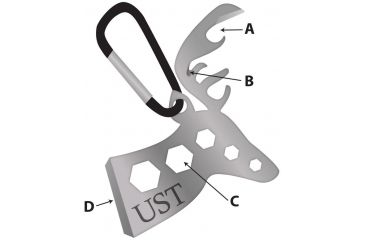 Image of UST Tool A Long, Deer, Silver 20-12097