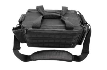 Image of UTG Pro All-in-1 Range/Utility Go Range Bag, Black, 21 in X 9 in X 8 in PVC-P365B