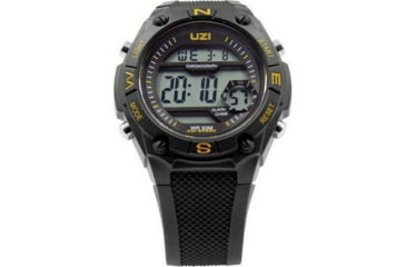 Image of UZI Shock Digital Watch, Black, 48mm, UZI-W-ZS01