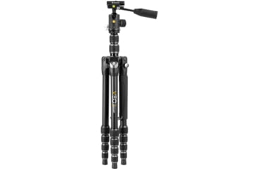Image of Vanguard Aluminum 4 in 1 Tripod w/ Ball Head, Pan Handle, Monopod, 265HABP, Black, VEO3T265HABP