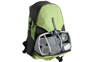 Image of Vanguard BIIN 59 Camera Bag Green - Open View