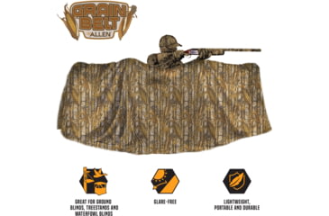 Image of Vanish Camo Burlap, Natural/Grain Belt, 54 in x 12 Foot, 25335