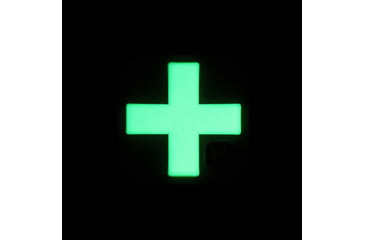 Image of Vanquest Gear 1.5 in x1.5 in Medical Cross Glow In The Dark Patch, Coyote Tan, 9ZMDCR-150-CT-GITD