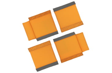Image of Vanquest Gear 4.5 in Wide Assorted Divider Pads, 4-Pack, 2 Tall + 2 Short, Orange, 019906OR