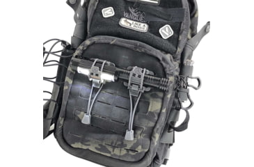 Image of Vanquest Gear Elasto Gear Locks, 2 Pack, Black, Small, 90ELAS02-BK