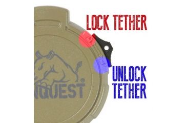 Image of Vanquest Gear EXTREME Gear Retractor, Large w/ Carabiner Ring, Coyote Tan 99TREX-L-CARA-CT