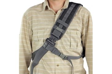 Image of Vanquest Gear GT Cobra Sling Strap, Black/Wolf Gray Trim, Medium 018020BKWG