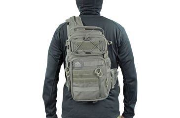 Image of Vanquest Gear JAVELIN 2.0 VSlinger Left-Shoulder-Carry Slingpack, Wolf Gray, Large 760277WG