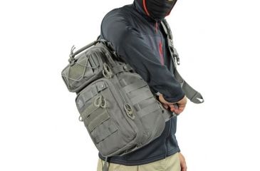 Image of Vanquest Gear JAVELIN 2.0 VSlinger Left-Shoulder-Carry Slingpack, Wolf Gray, Large 760277WG