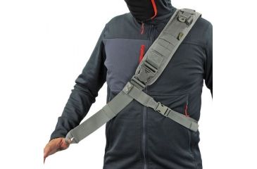Image of Vanquest Gear JAVELIN 2.0 VSlinger Left-Shoulder-Carry Slingpack, Wolf Gray, Large 760277WG