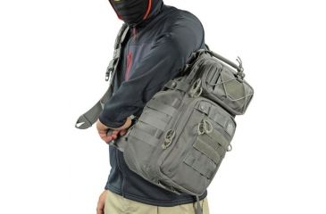 Image of Vanquest Gear JAVELIN 2.0 VSlinger Right-Shoulder-Carry Slingpack, Wolf Gray, Large 760288WG