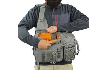 Image of Vanquest Gear JAVELIN 2.0 VSlinger Right-Shoulder-Carry Slingpack, Wolf Gray, Large 760288WG