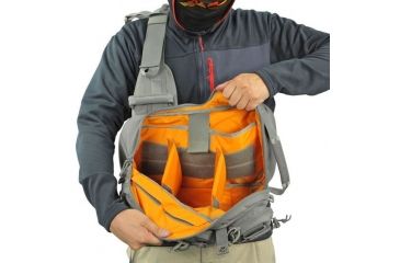 Image of Vanquest Gear JAVELIN 2.0 VSlinger Right-Shoulder-Carry Slingpack, Wolf Gray, Large 760288WG