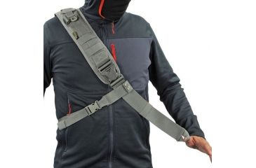 Image of Vanquest Gear JAVELIN 2.0 VSlinger Right-Shoulder-Carry Slingpack, Wolf Gray, Large 760288WG