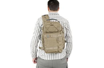 Image of Vanquest Gear JAVELIN 3.0 VSlinger Left-Shoulder-Carry Slingpack, Coyote Tan, Large 760377CT
