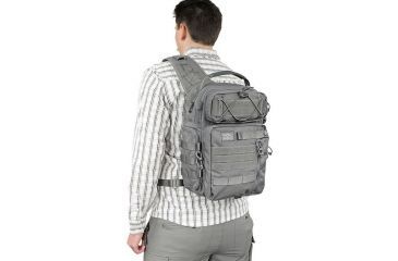 Image of Vanquest Gear JAVELIN 3.0 VSlinger Left-Shoulder-Carry Slingpack, Wolf Gray, Large 760377WG