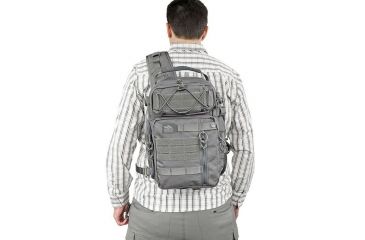Image of Vanquest Gear JAVELIN 3.0 VSlinger Left-Shoulder-Carry Slingpack, Wolf Gray, Large 760377WG