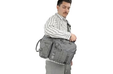 Image of Vanquest Gear JAVELIN 3.0 VSlinger Left-Shoulder-Carry Slingpack, Wolf Gray, Large 760377WG