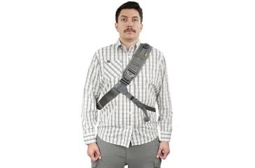 Image of Vanquest Gear JAVELIN 3.0 VSlinger Left-Shoulder-Carry Slingpack, Wolf Gray, Large 760377WG