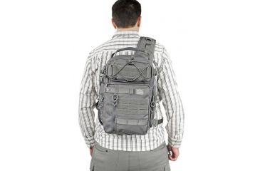 Image of Vanquest Gear JAVELIN 3.0 VSlinger Right-Shoulder-Carry Slingpack, Wolf Gray, Large 760388WG