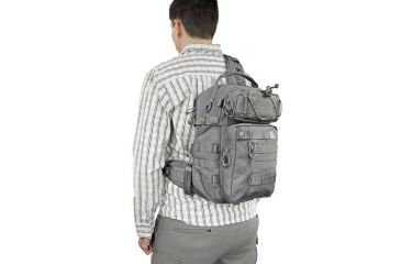 Image of Vanquest Gear JAVELIN 3.0 VSlinger Right-Shoulder-Carry Slingpack, Wolf Gray, Large 760388WG