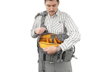 Image of Vanquest Gear JAVELIN 3.0 VSlinger Right-Shoulder-Carry Slingpack, Wolf Gray, Large 760388WG