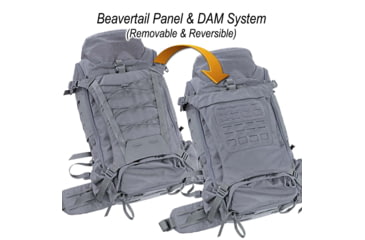 Image of Vanquest Gear Markhor 45 Backpacking Pack, Wolf Gray, Oversized, 773145WG