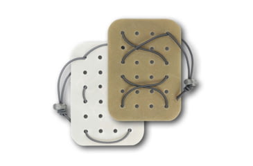 Image of Vanquest Gear MOHL-WEB Hook &amp; Loop Panel, Elastic Cord, Coyote Tan, Small 017701