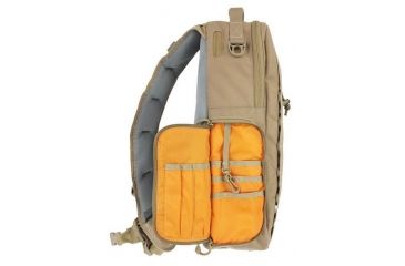 Image of Vanquest Gear PILUM VSlinger Left-Shoulder-Carry Slingpack, Coyote Tan, Large 761277CT