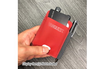 Image of Vanquest Gear Pocket Quiver 3X4 Wallet/Organizer, Red, 4.25x3.25, 013POQU34RD
