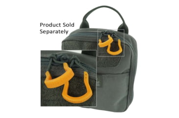 Image of Vanquest Gear Spartan Zipper Pulls, 6 Pack, Orange, Small, 90SPAR08-OR