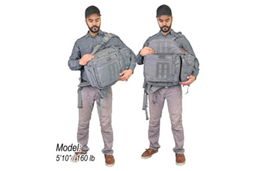 Image of Vanquest Gear Trident-32 Gen-3 Backpack, Wolf Gray, Large, 770332WG