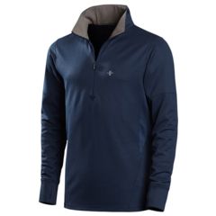 Image of Vargo Mens Ls Zip Bedrock Blue Med TF-6B-19