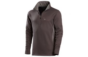 Image of Vargo Mens Ls Zip Bedrock Blue Med TF-6B-19