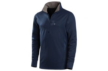 Image of Vargo Mens Ls Zip Bedrock Blue Med TF-6B-19
