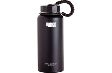 Image of Vargo Para-Bottle Vacuum, 3.6in X 3.6in X 9in, Food Grade SS, 15Oz, 32 Oz Capacity, Black, T-461