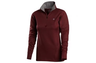 Image of Vargo Womens Ls Zip Ingot Grey Sm TF-8B-11