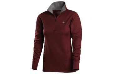 Image of Vargo Womens Ls Zip Ingot Grey Sm TF-8B-11