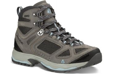 Image of Vasque Breeze III GTX Hiking Boots Womens, Gargoyle/Blue, 8 US 07195W 080