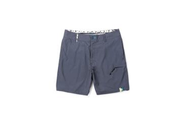 Image of Vast Linen Mondos Men's Boardshort, Charcoal Grey, B3247-Grey