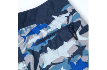 Image of Vast Shark Camo Print Men's Boardshort, Navy, B631-123