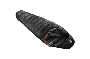 Image of Vaude Kiowa 500 - Right Sleeping Bag, Black 724061